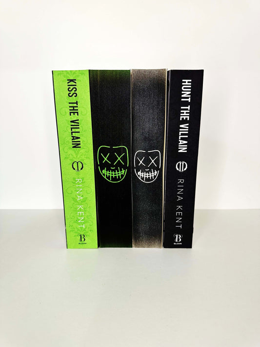 Villain Duo of Kiss The Villain & Hunt The Villain by Rina Kent- BLOOM EDITION