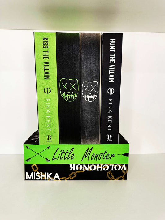 Villain Duo of Kiss The Villain & Hunt The Villain by Rina Kent- BLOOM EDITION