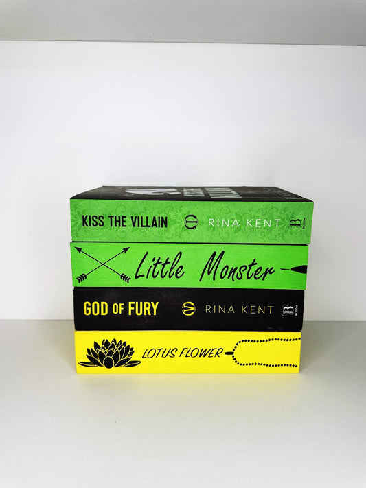 God Of Fury & Kiss The Villain Duo by Rina Kent — Bloom Exclusive Edition