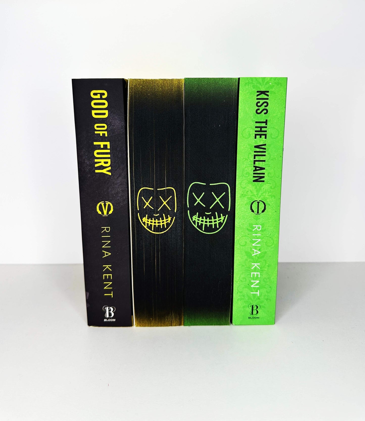 God Of Fury & Kiss The Villain Duo by Rina Kent — Bloom Exclusive Edition