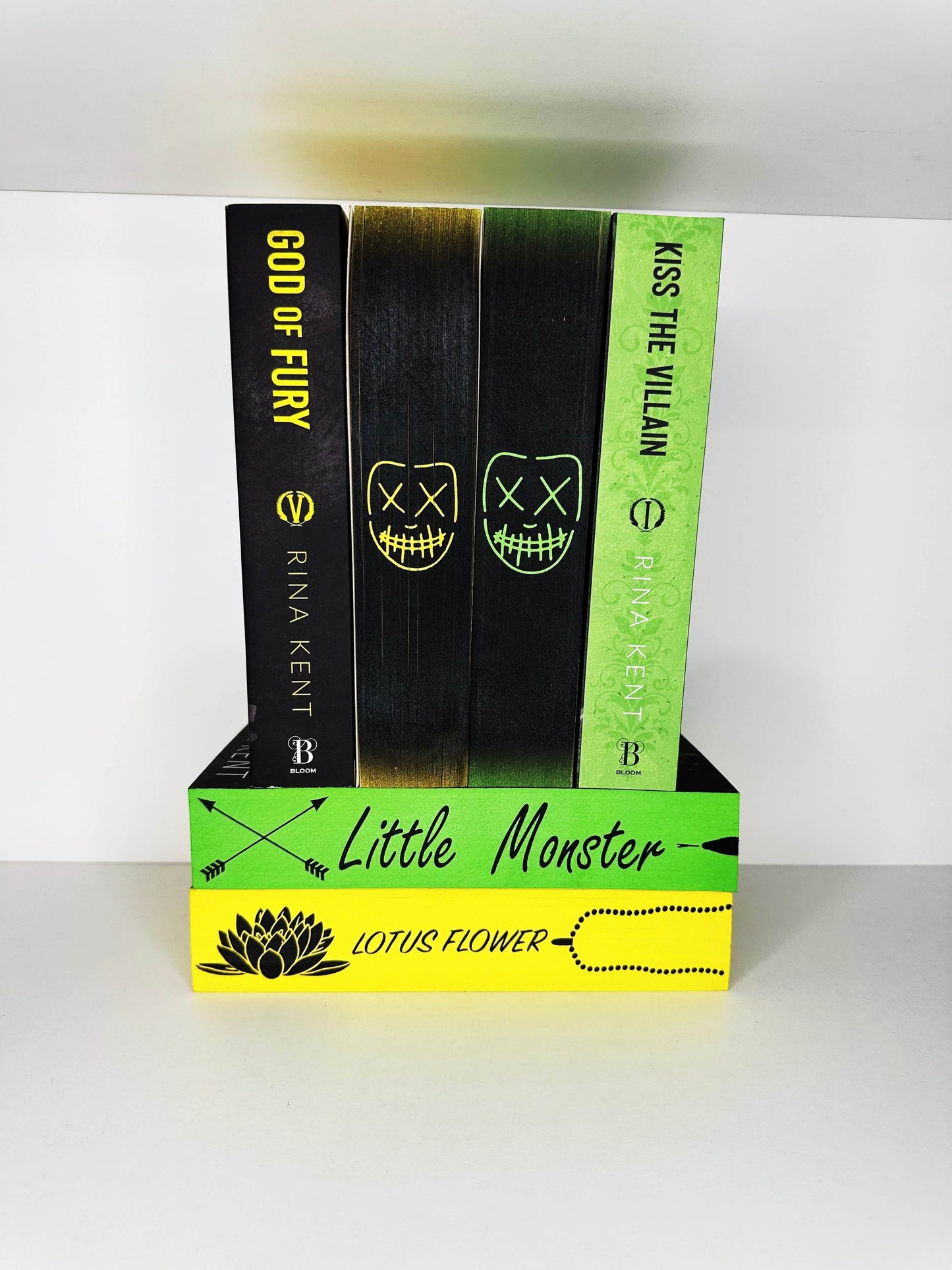 God Of Fury & Kiss The Villain Duo by Rina Kent — Bloom Exclusive Edition